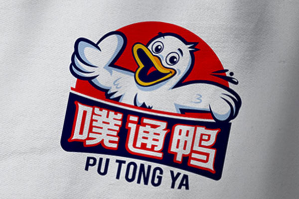 “噗通鸭”品牌Logo设计说明x北斗设计 “噗通鸭”品牌Logo设计说明x北斗设计